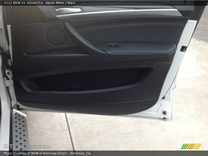 Alpine White / Black 2012 BMW X5 xDrive35d