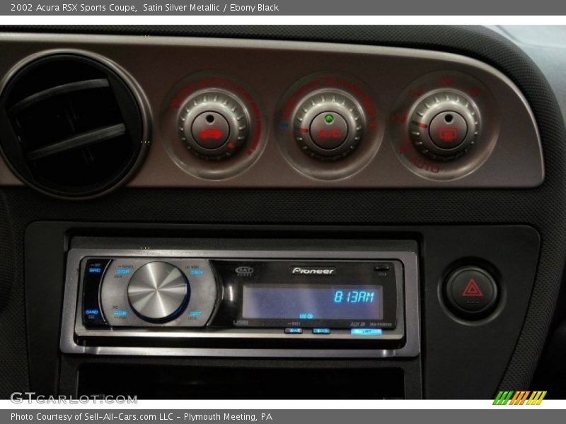 Satin Silver Metallic / Ebony Black 2002 Acura RSX Sports Coupe