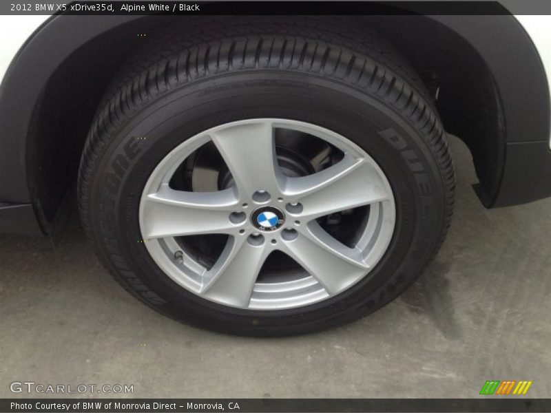 Alpine White / Black 2012 BMW X5 xDrive35d