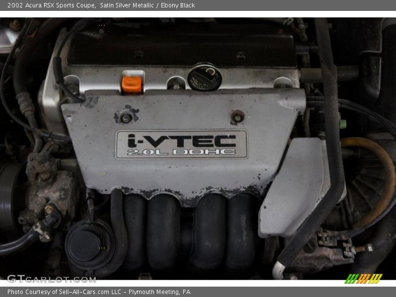 Satin Silver Metallic / Ebony Black 2002 Acura RSX Sports Coupe
