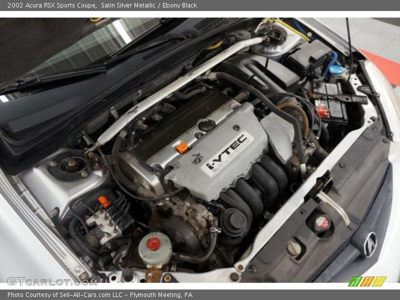 Satin Silver Metallic / Ebony Black 2002 Acura RSX Sports Coupe