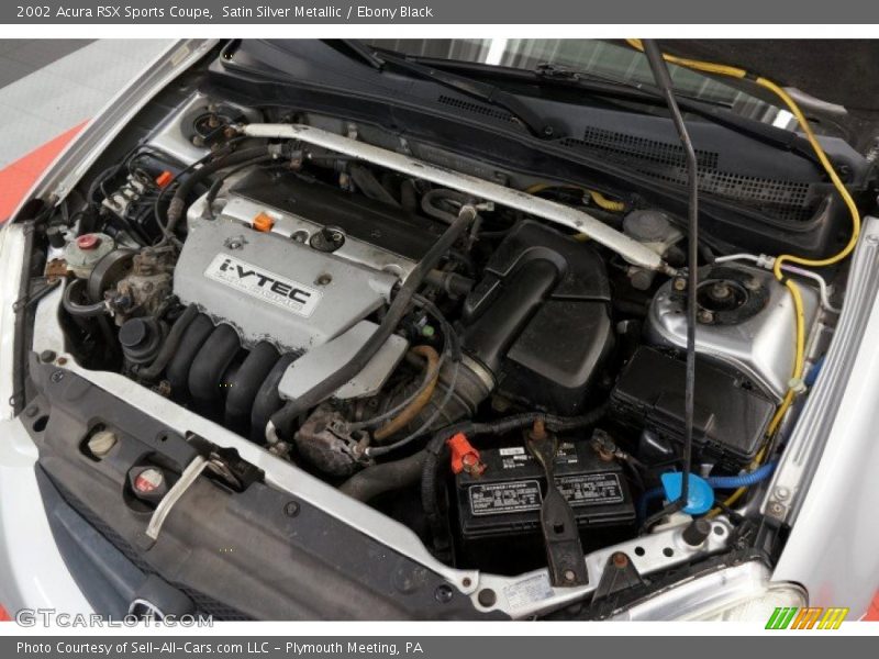 Satin Silver Metallic / Ebony Black 2002 Acura RSX Sports Coupe
