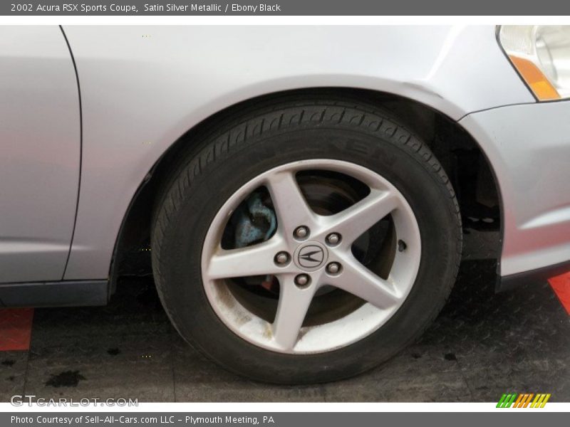 Satin Silver Metallic / Ebony Black 2002 Acura RSX Sports Coupe