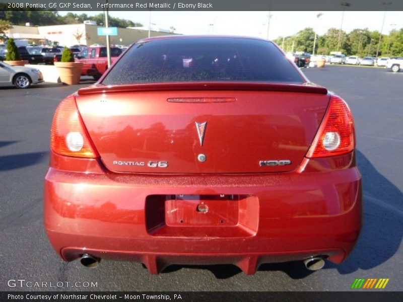 Performance Red Metallic / Ebony Black 2008 Pontiac G6 GXP Sedan