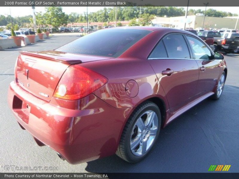 Performance Red Metallic / Ebony Black 2008 Pontiac G6 GXP Sedan