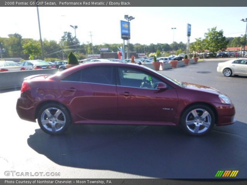 Performance Red Metallic / Ebony Black 2008 Pontiac G6 GXP Sedan