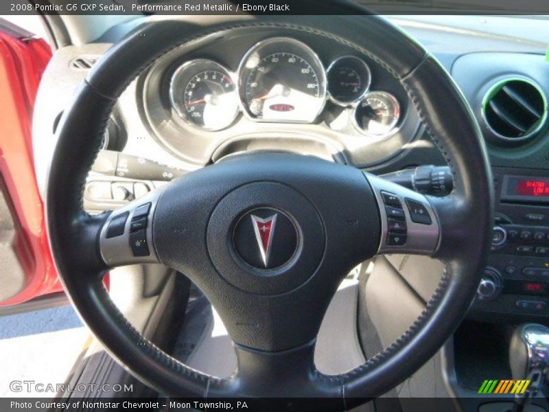 Performance Red Metallic / Ebony Black 2008 Pontiac G6 GXP Sedan