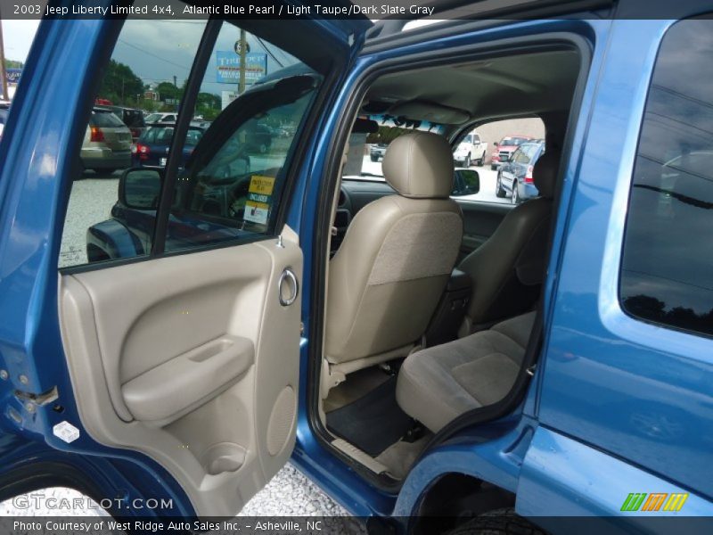 Atlantic Blue Pearl / Light Taupe/Dark Slate Gray 2003 Jeep Liberty Limited 4x4