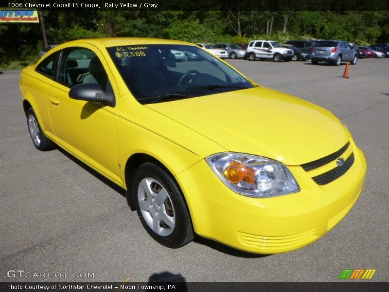 Rally Yellow / Gray 2006 Chevrolet Cobalt LS Coupe