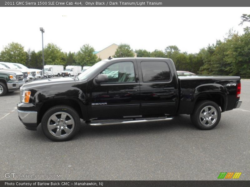 Onyx Black / Dark Titanium/Light Titanium 2011 GMC Sierra 1500 SLE Crew Cab 4x4