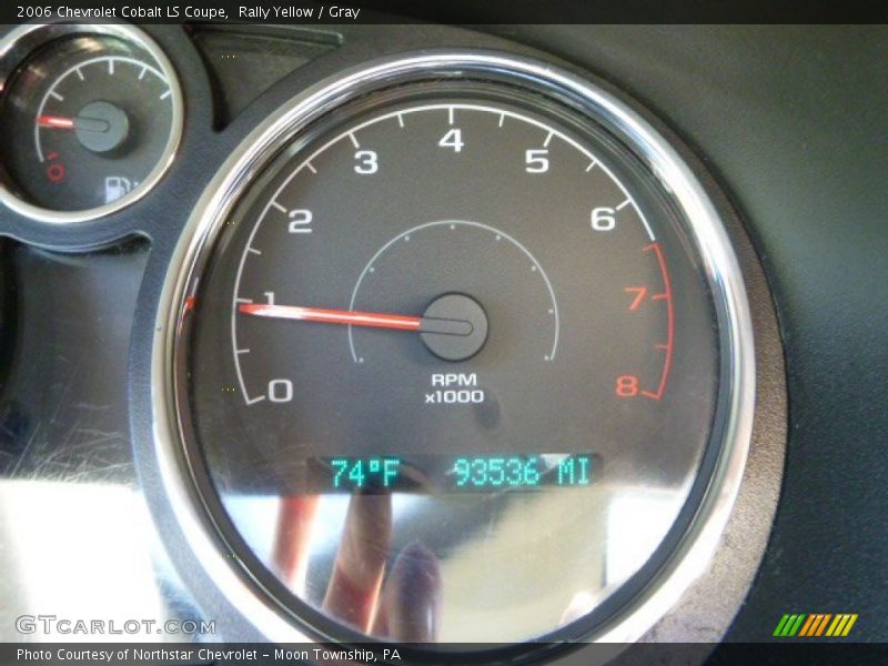 Rally Yellow / Gray 2006 Chevrolet Cobalt LS Coupe