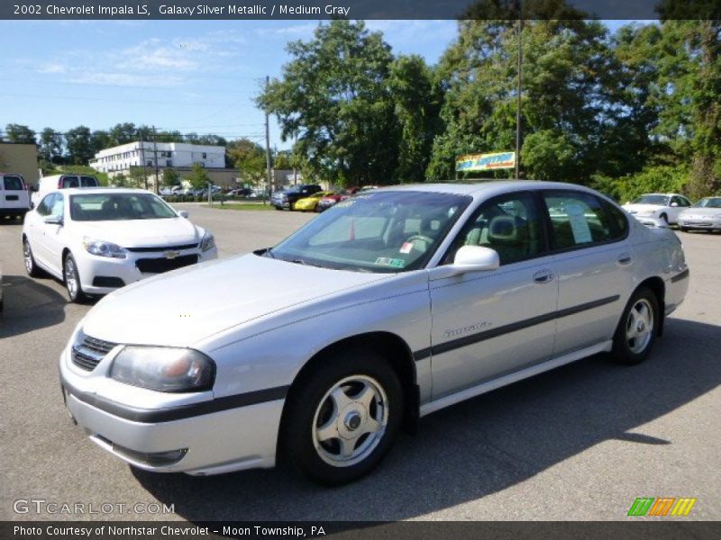 Galaxy Silver Metallic / Medium Gray 2002 Chevrolet Impala LS