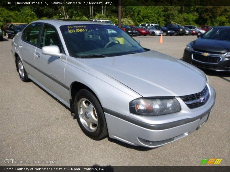 Galaxy Silver Metallic / Medium Gray 2002 Chevrolet Impala LS