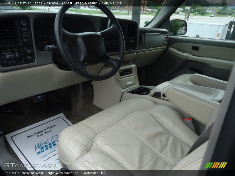 2002 Tahoe Z71 4x4 Tan/Neutral Interior