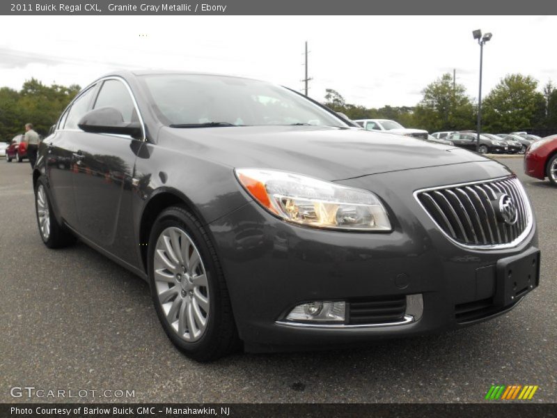 Granite Gray Metallic / Ebony 2011 Buick Regal CXL