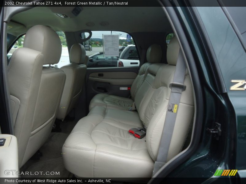 Rear Seat of 2002 Tahoe Z71 4x4