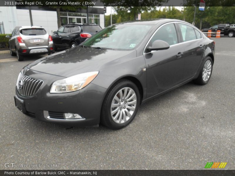 Granite Gray Metallic / Ebony 2011 Buick Regal CXL