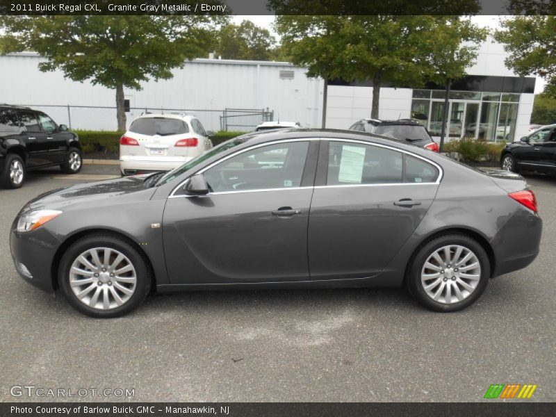 Granite Gray Metallic / Ebony 2011 Buick Regal CXL