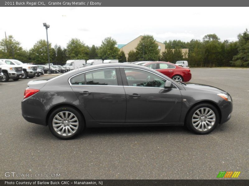Granite Gray Metallic / Ebony 2011 Buick Regal CXL