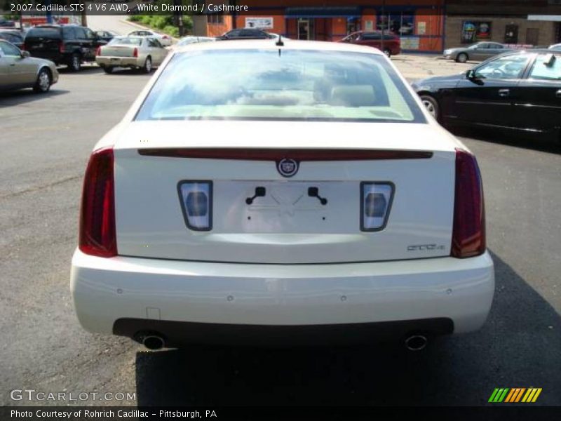 White Diamond / Cashmere 2007 Cadillac STS 4 V6 AWD