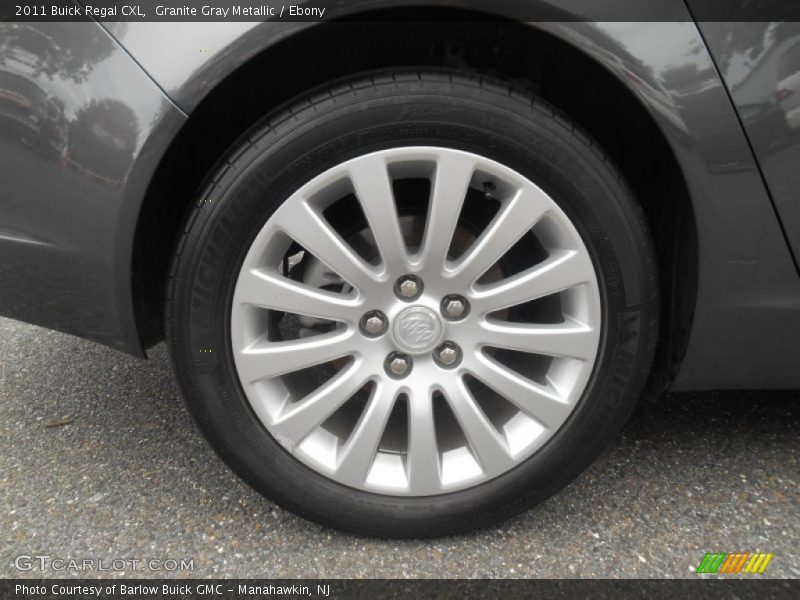 Granite Gray Metallic / Ebony 2011 Buick Regal CXL