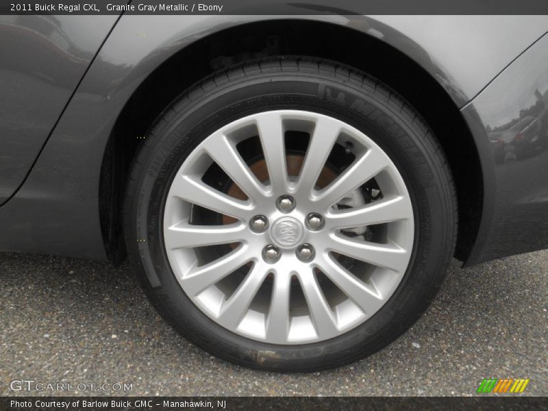 Granite Gray Metallic / Ebony 2011 Buick Regal CXL