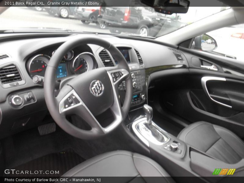 Granite Gray Metallic / Ebony 2011 Buick Regal CXL