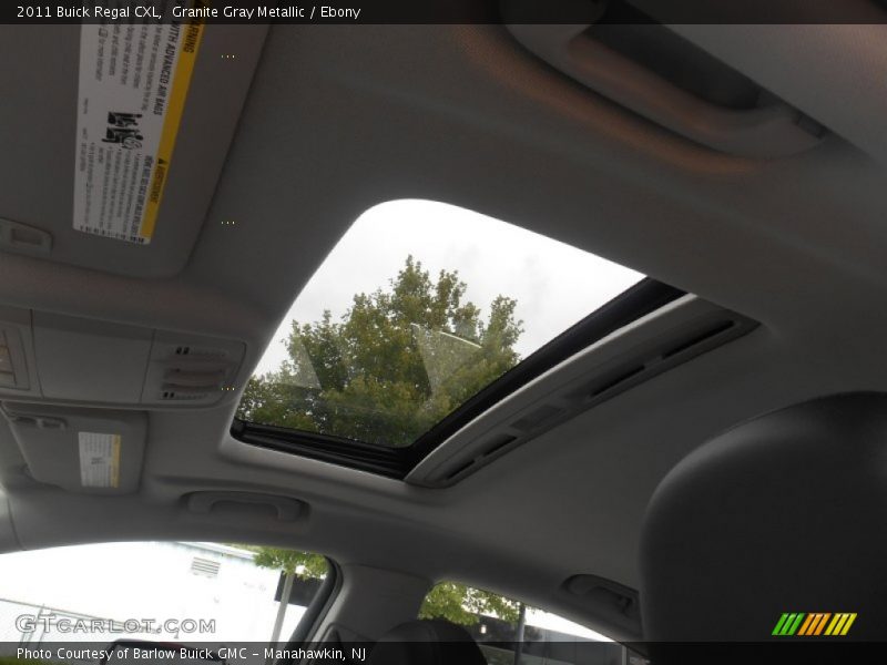 Granite Gray Metallic / Ebony 2011 Buick Regal CXL