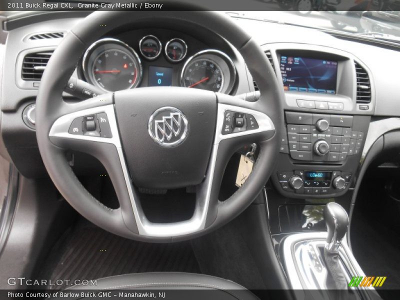 Granite Gray Metallic / Ebony 2011 Buick Regal CXL