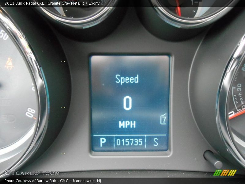 Granite Gray Metallic / Ebony 2011 Buick Regal CXL