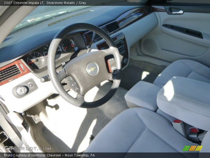 Silverstone Metallic / Gray 2007 Chevrolet Impala LT
