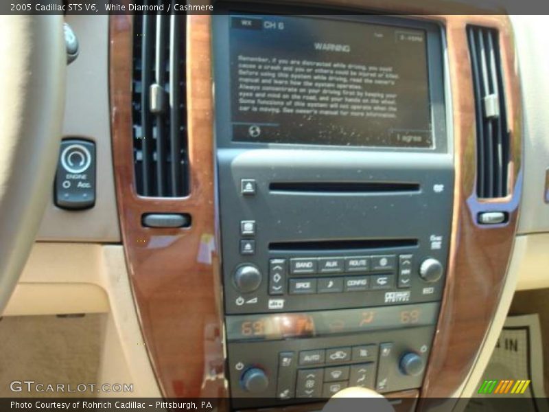 White Diamond / Cashmere 2005 Cadillac STS V6