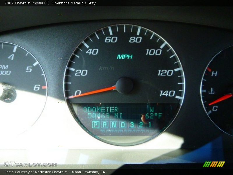 Silverstone Metallic / Gray 2007 Chevrolet Impala LT