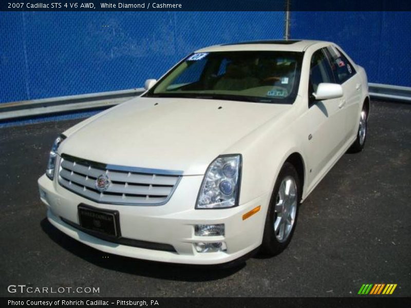 White Diamond / Cashmere 2007 Cadillac STS 4 V6 AWD