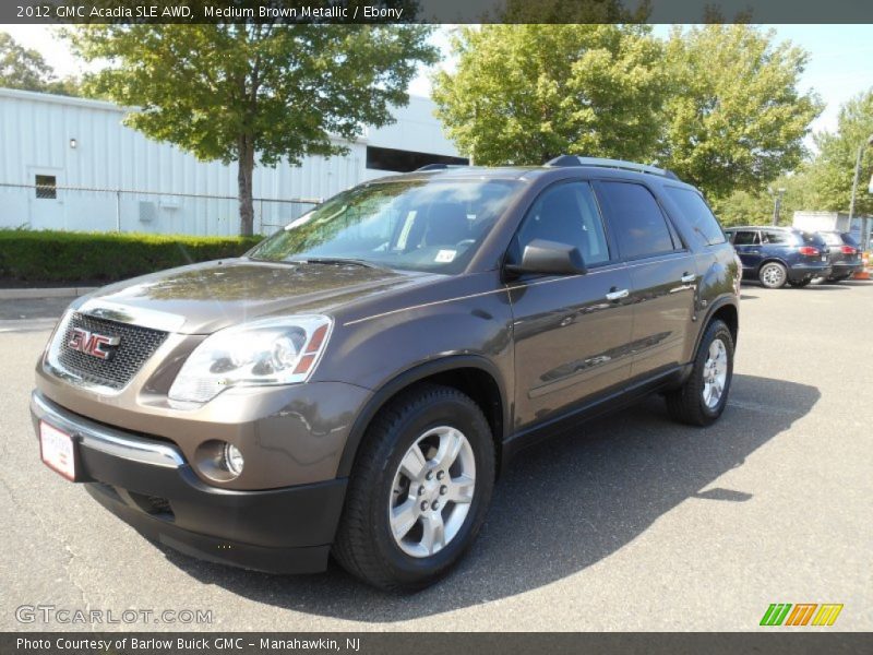 Medium Brown Metallic / Ebony 2012 GMC Acadia SLE AWD