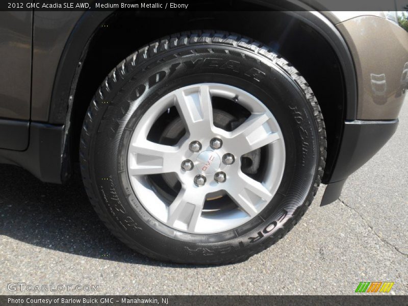Medium Brown Metallic / Ebony 2012 GMC Acadia SLE AWD