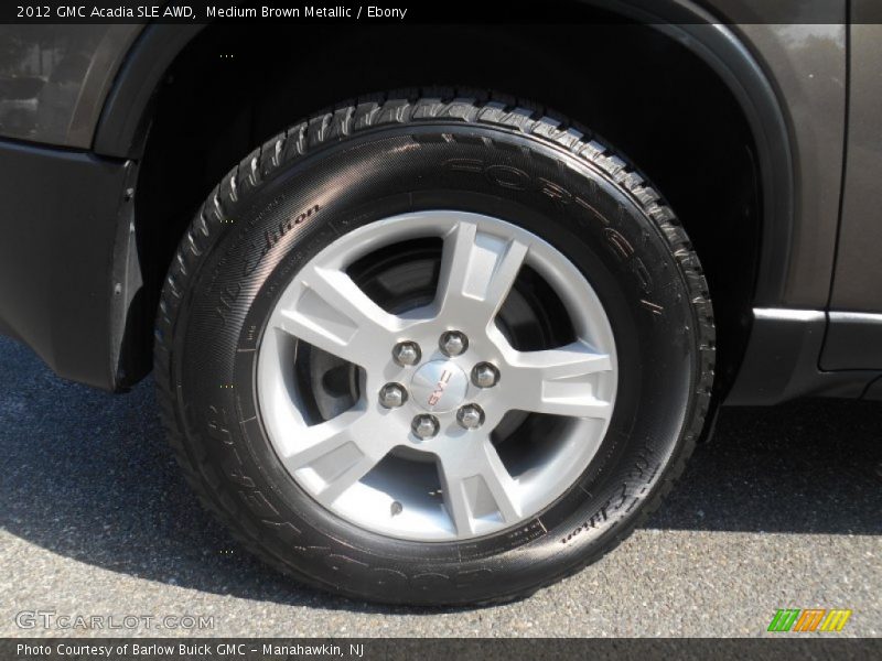 Medium Brown Metallic / Ebony 2012 GMC Acadia SLE AWD