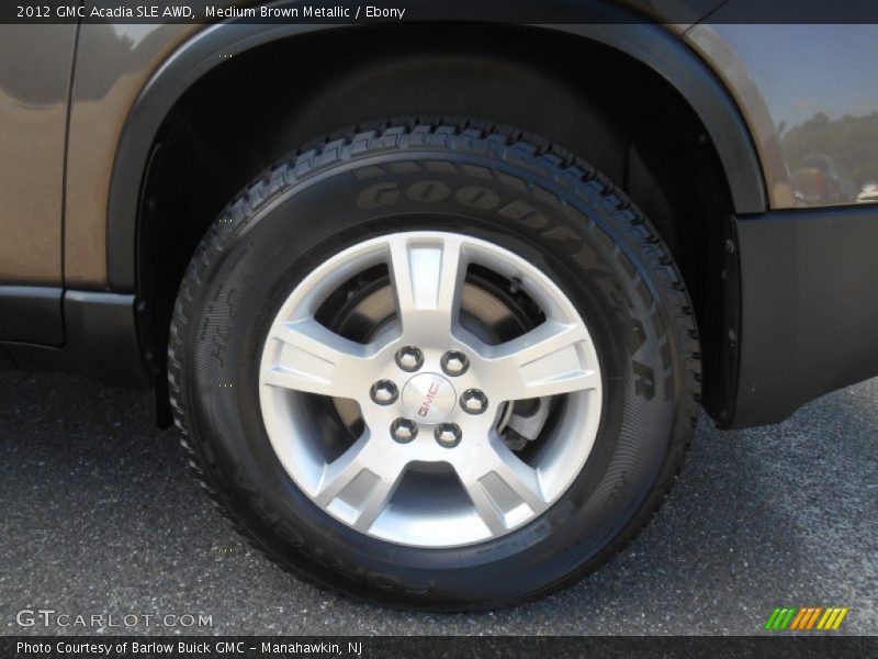 Medium Brown Metallic / Ebony 2012 GMC Acadia SLE AWD