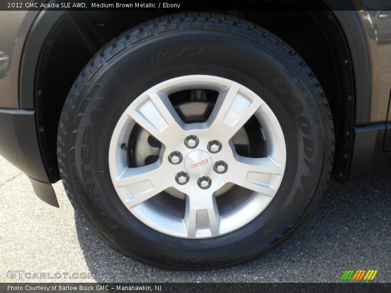 Medium Brown Metallic / Ebony 2012 GMC Acadia SLE AWD