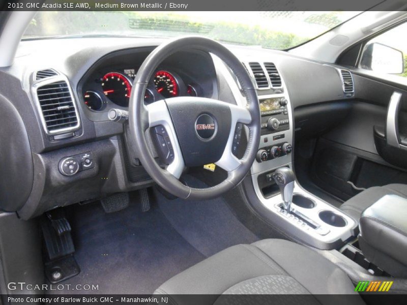 Medium Brown Metallic / Ebony 2012 GMC Acadia SLE AWD