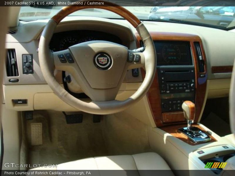 White Diamond / Cashmere 2007 Cadillac STS 4 V6 AWD