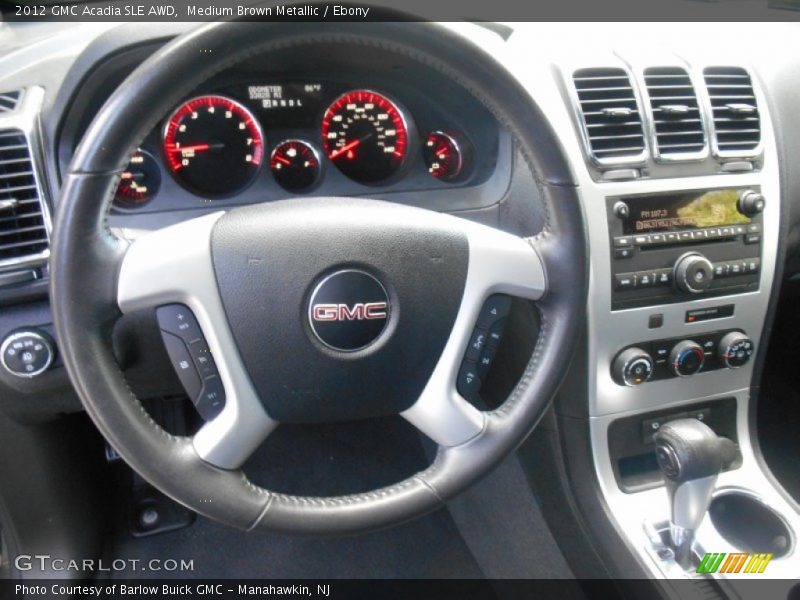 Medium Brown Metallic / Ebony 2012 GMC Acadia SLE AWD