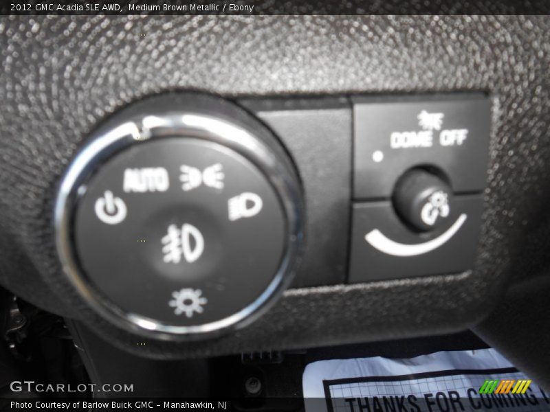 Medium Brown Metallic / Ebony 2012 GMC Acadia SLE AWD