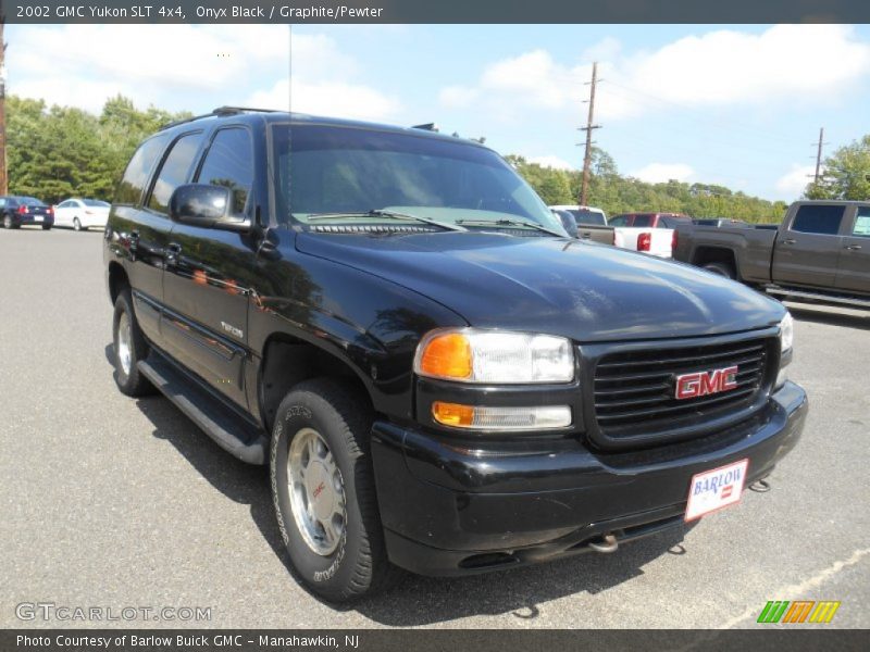 Onyx Black / Graphite/Pewter 2002 GMC Yukon SLT 4x4