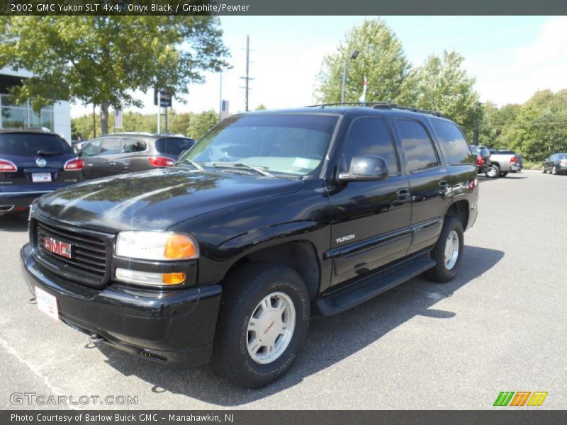 Onyx Black / Graphite/Pewter 2002 GMC Yukon SLT 4x4