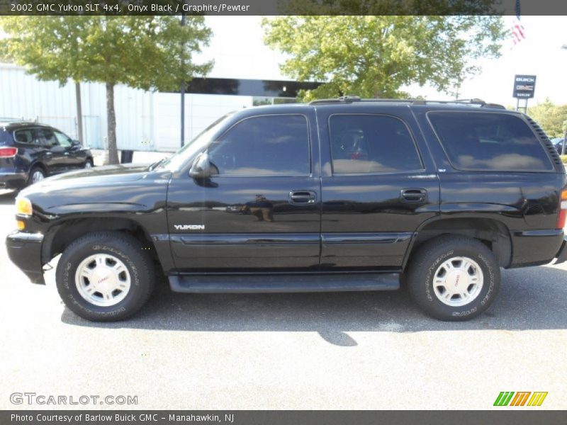 Onyx Black / Graphite/Pewter 2002 GMC Yukon SLT 4x4