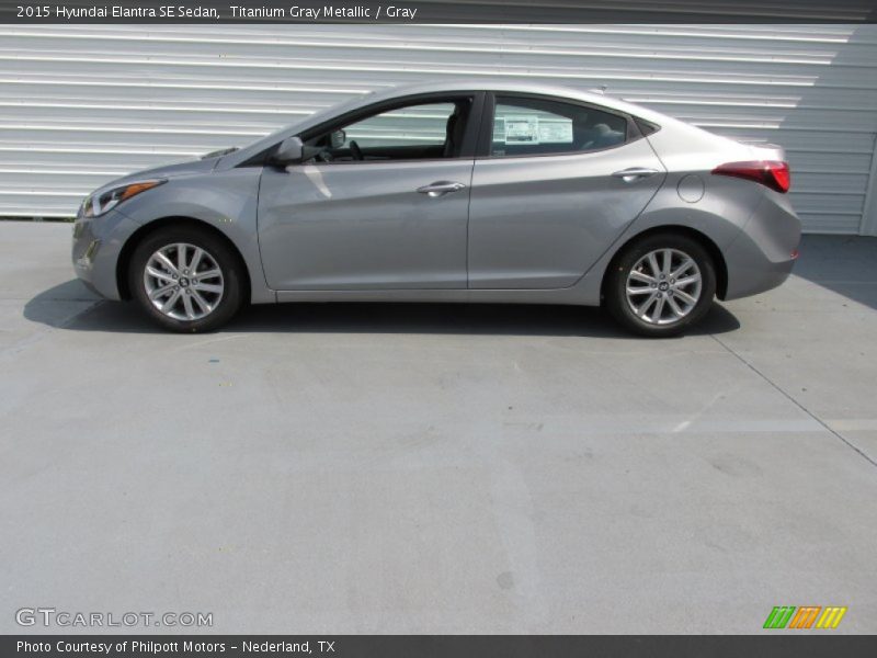 Titanium Gray Metallic / Gray 2015 Hyundai Elantra SE Sedan
