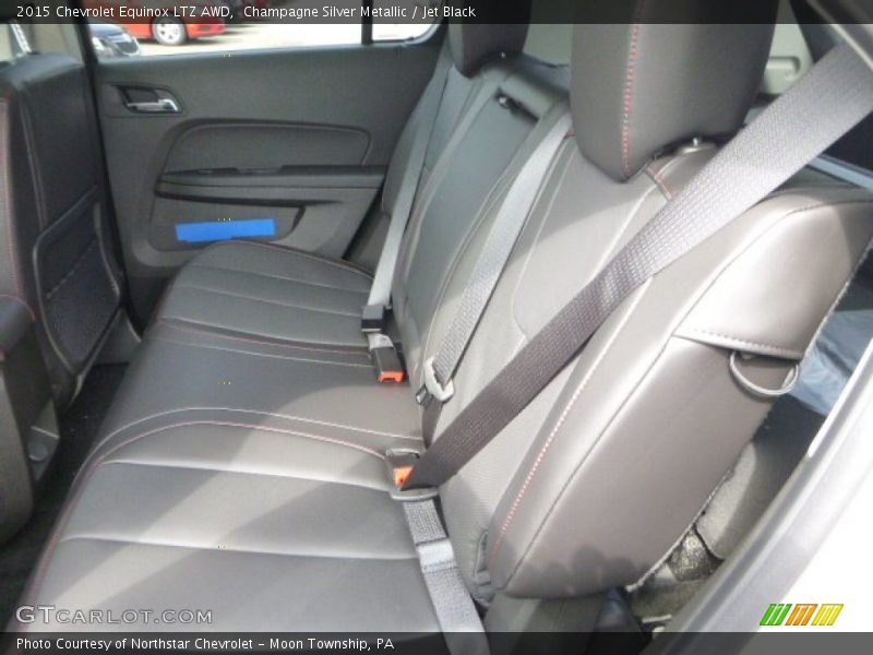 Champagne Silver Metallic / Jet Black 2015 Chevrolet Equinox LTZ AWD
