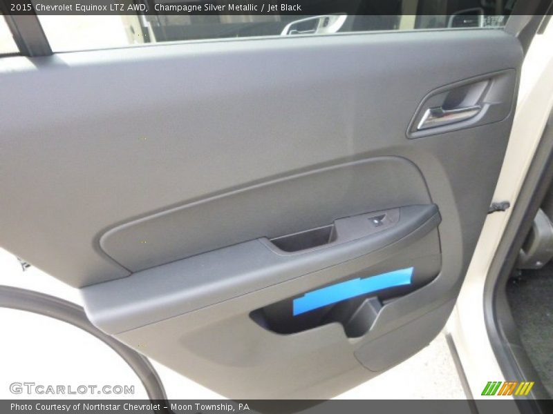 Champagne Silver Metallic / Jet Black 2015 Chevrolet Equinox LTZ AWD