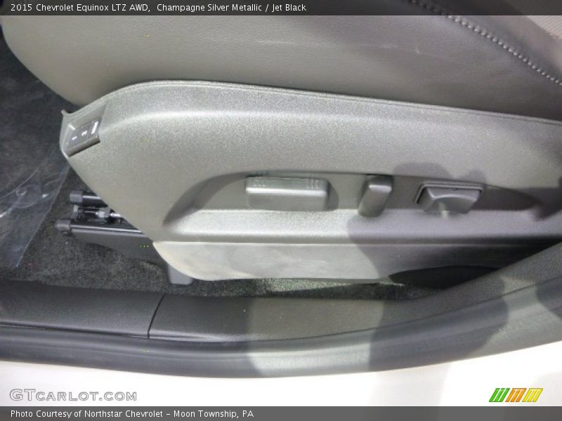 Champagne Silver Metallic / Jet Black 2015 Chevrolet Equinox LTZ AWD